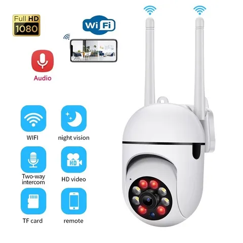 1080P WiFi Home Security CCTV Camera With Night Vision 2.4GHz Surveillance