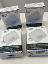 4 Pack High/low Bay Fixture Mount 360 Degree PIR Occupancy, Wired Motion Sensors