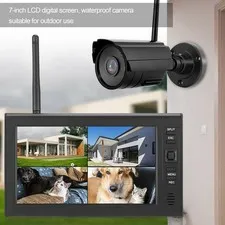 1pc Waterproof Security IR Camera LCD Monitor System Recommended