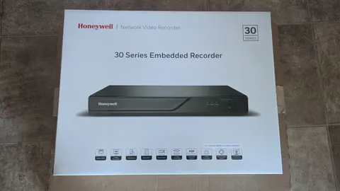 Honeywell HN30080200 30 Series 4K 8-Channel H.265/H.264 PoE NVR, 2TB HDD Include