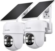 2K Cameras for Home Security-2.4G WiFi Outdoor Camera Wireless Solar/Battery ...