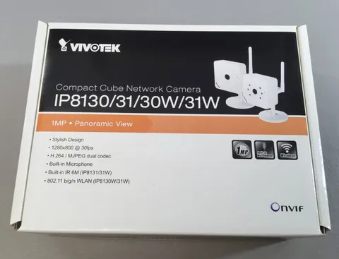 Vivotek IP8130W Mp Wireless Indoor Cube Network Camera with WPS Function New