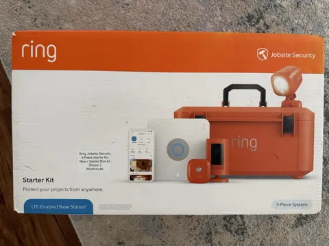 Ring Jobsite Security 5-Piece Starter Kit, New In Box