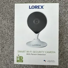 Open Box Lorex 1080P Smart Indoor Wifi Camera w/ Person Detection