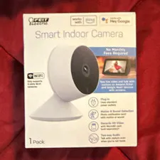 Feit Electric Smart Indoor Camera 1080p Wi-Fi Night Vision 2-Way Alexa 1PK