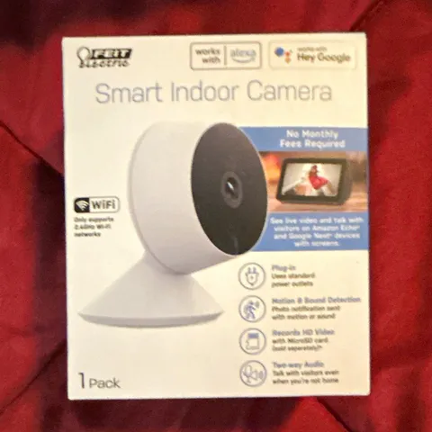 Feit Electric Smart Indoor Camera 1080p Wi-Fi Night Vision 2-Way Alexa 1PK