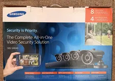 Samsung SDS-V4040 8-Channel Wired CCTV DVR System, 4 Cameras, 500 GB HDD
