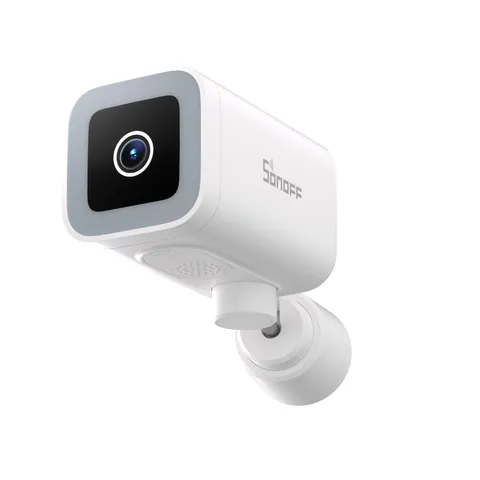 SONOFF WiFi Outdoor Security Camera, 2K HD Color Night Vision,180 Panoramic View