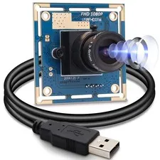 1080P USB Module - HD Webcam Board with 3.6mm Lens and 1/2.7'' CMOS OV2710 Se...