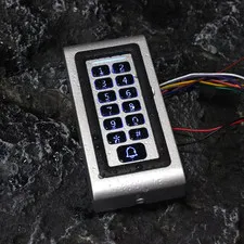 RFID Metal Access Control Keypad Waterproof IP67 Rainproof Outdoor 3000user Door