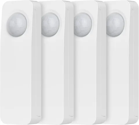 4 Pack Zigbee Motion Sensors Pet Friendly Compatible w/ Smart Home Hubs