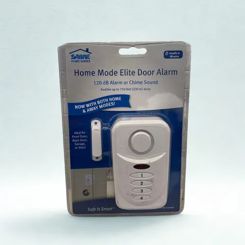 SABRE Elite Wireless Door Alarm 120dB Loud Home Security Siren Keypad Chime