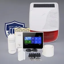 HOMSECUR Wireless WIFI 4G RFID LCD Home Alarm System With Siren & Motion Sensor