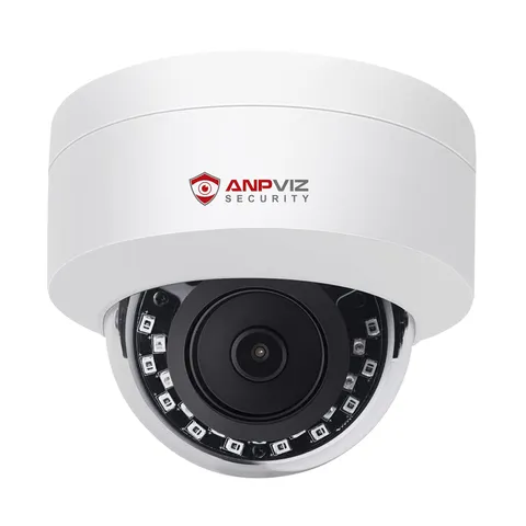Anpviz 4MP 5MP 8MP  w/Audio PoE IP Dome Security Camera Outdoor Metal Housing