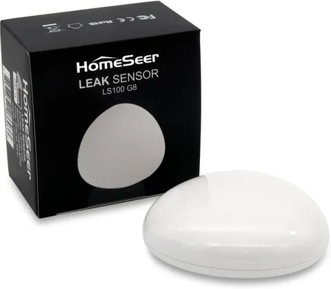 Smart Water Leak Sensor (LS100 G8), 800 Series Long Range Z-Wave Technology, Com