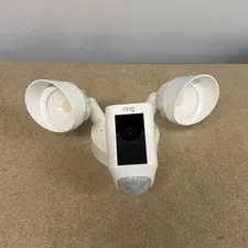 Ring Floodlight Cam Wired Surveillance Camera As Is Untested
