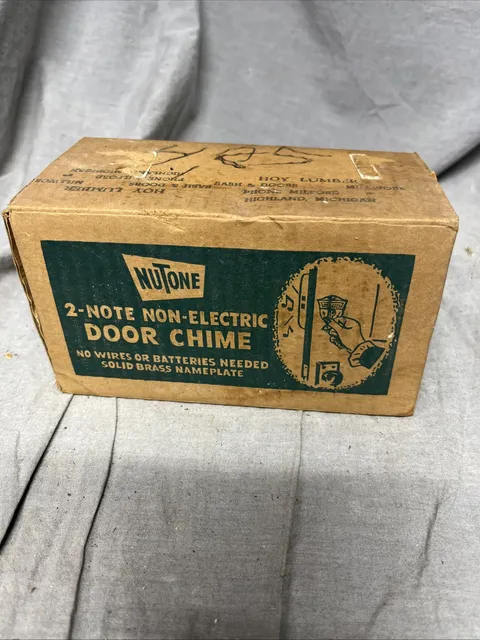 Nutone Champion MC-302 Oyster White Door Chime 2 Notes NOB