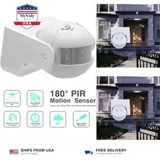 Sensky BS039A PIR Motion Sensor Light Switch,110-240VAC, Intelligent Infrared...