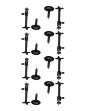 Ganz CMB-1B Camera Mount Bracket | Lot 8 | 6" Adjustable, Black | NEW WARRANTY |