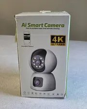 4K Wi-Fi IP Pan/Tilt Security Camera Night Vision Motion 2-Way Audio Y05-WIFI