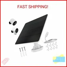 Solar Panel for Simplisafe Outdoor Camera Series 2 Wireless and Wired, IP65 Wate
