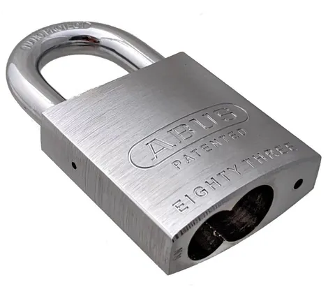 Abus 83IC/50 Chrome Plated Brass Padlock