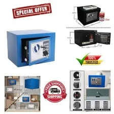 Smart Security Safe Box with Keypad - Durable Steel Construction & Anti-Theft