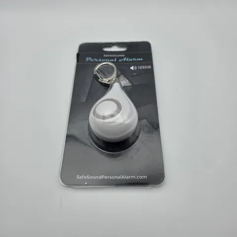 SafeSound Personal Alarm Keyring 125DB Loud Siren Alarm White -NIP