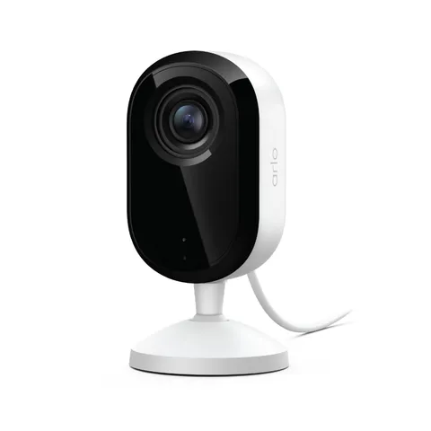 Arlo Essential Indoor Security Camera 2K (3rd Gen, 2025 1 Camera, White