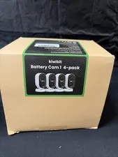 kiwibit Battery Cam 1 4-Pack Wireless Wi-Fi IP Security Cameras Indoor/Outdoor