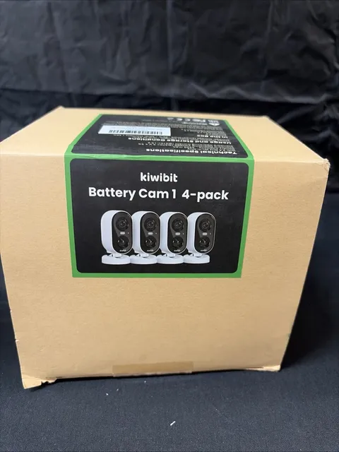 kiwibit Battery Cam 1 4-Pack Wireless Wi-Fi IP Security Cameras Indoor/Outdoor