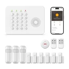 YBJ Alarm System for Home Security,DIY Wireless Home Alarm System with Door a...