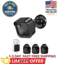 3 Pack All New Blink Outdoor & Indoor Wireless Home Security Camera System Mount