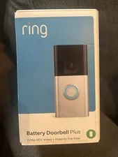 Ring Battery Doorbell Plus 1536p HD+ Video/ Head-to-Toe View (Brand-New In Box)