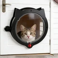 Animal Door Quadruple Security System Durable ABS Construction