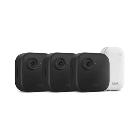 Blink Outdoor 4 Wireless Smart Security Camera 2 Yrs Battery 3 Cameras BRAND NEW