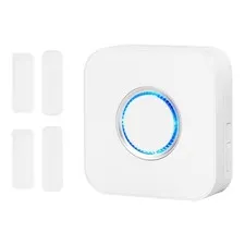 Door Chime, DC 12V, Wireless Door Open Contact Sensor Alarm Chime with 656 ft