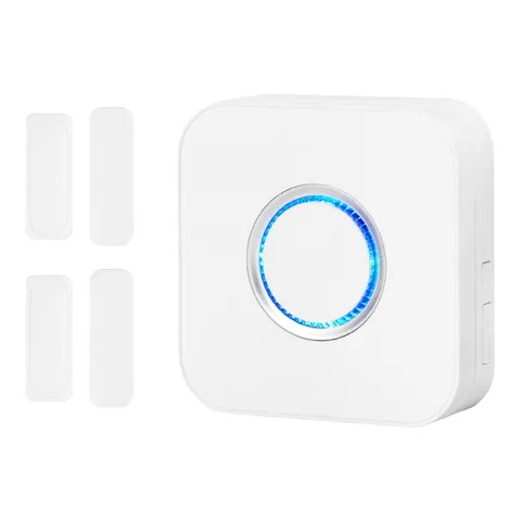 Door Chime, DC 12V, Wireless Door Open Contact Sensor Alarm Chime with 656 ft