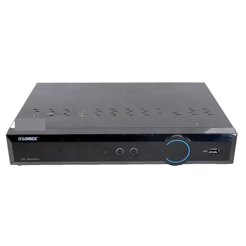 LOREX Black  Wireless HD 720p  Video Security System  4 Channel DVR - (LH0414-D)