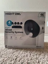 Night Owl 4K Wired BNC CCTV System -4 Cam 4CH - 1TB DVR - Bluetooth - Spotlights