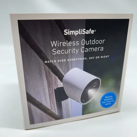 SimpliSafe Wireless Outdoor 1080P Camera White CMOB1 NEW Sealed