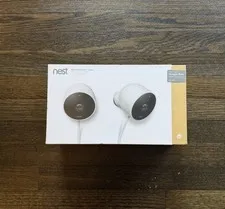 Google Nest Cam Outdoor Smart Security Cameras 2-Pack NC2400ES - New Sealed