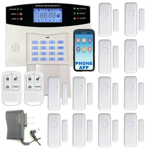 Wireless Cellular Alarm System for Home or House, Call, Text, & Smart Phone App