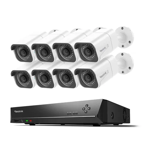 Reolink 4K 16CH 4TB NVR PoE Security Camera System 24-7 Recording RLK16-800B8