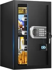 Safe Box 3.5 Cuft Home Safes W/ Fireproof Waterproof Bag Security