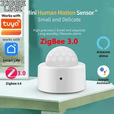 For Tuya Zigbee PIR Motion Sensor Smart Home Automation Human Body Infrared Dete