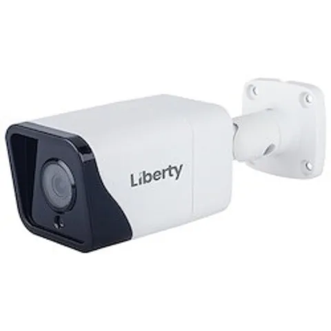 Liberty AI 8MP IP  2.8mm, True WDR, 100’ IR, PoE Outdoor Bullet Camera-#L3IP8BS