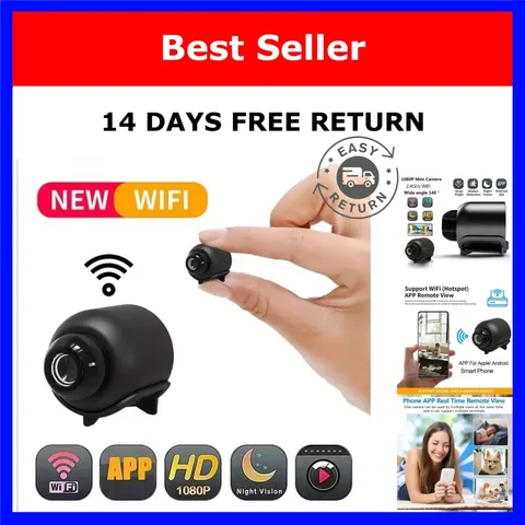1080P Mini WiFi Security Camera Night Vision Motion Detection GEMODI X5