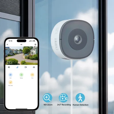 Wansview 2K Window Camera Home Security Camera Indoor 2.4G/5G WIFI Night Vision