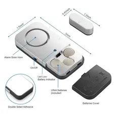 Door Window Alarm Sensor Wireless Door Sensor Anti-Theft Alarm Compatible W TZBZ